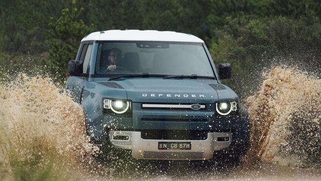 The Defender has an impressive wading height of 900mm.