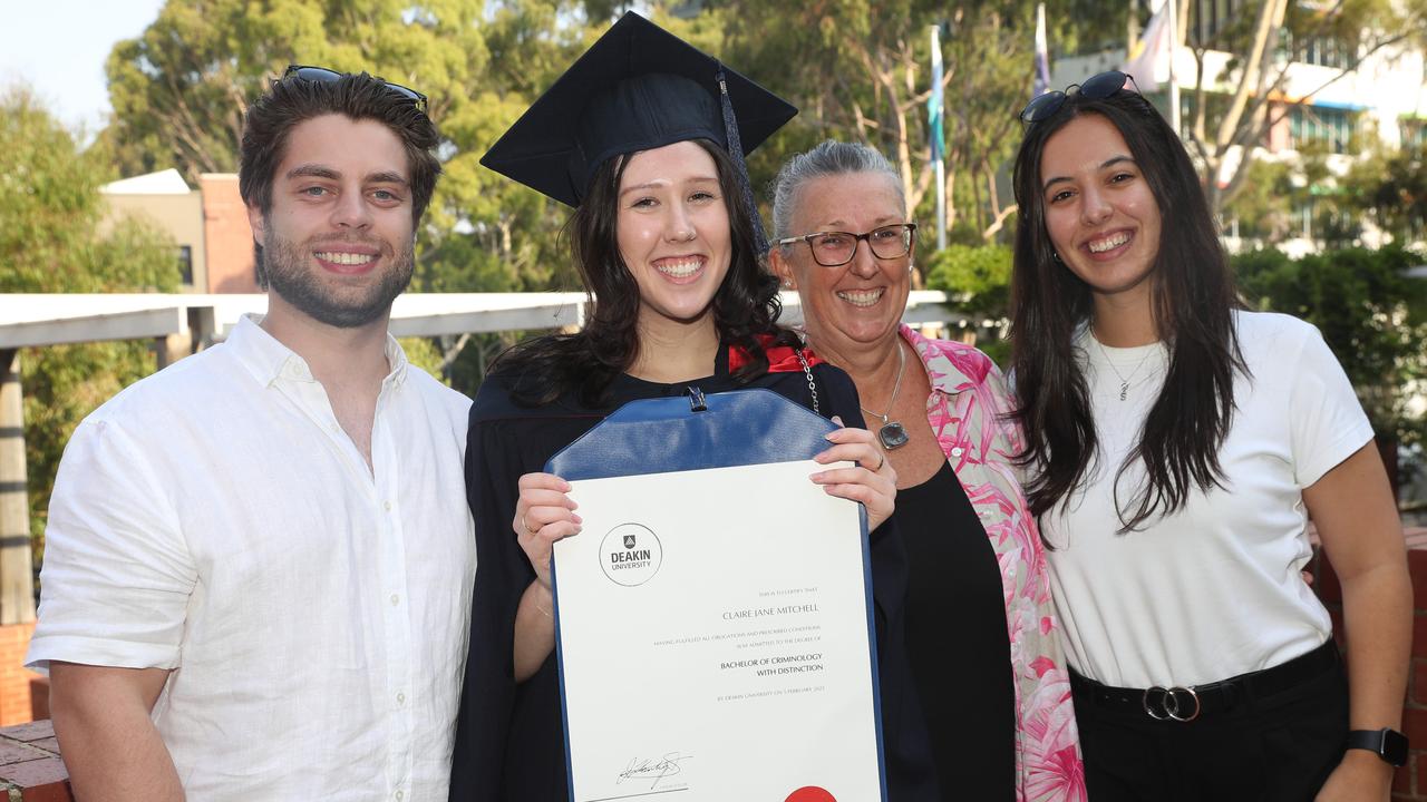 Nick Carrubba, Claire Mitchell, Narelle Gregory and Sarah Williams. Picture: Alan Barber