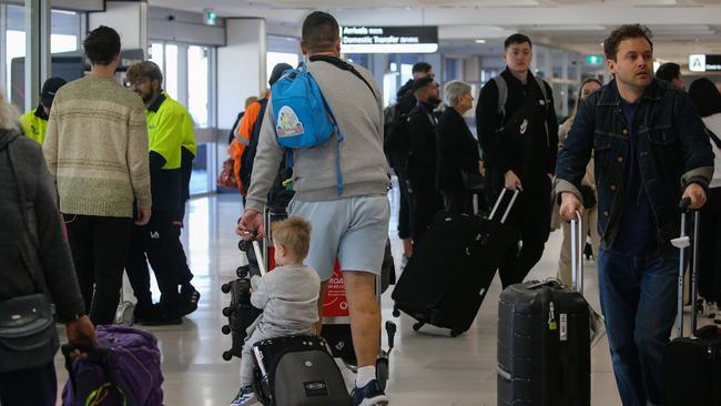 Thousands of Australians headed overseas for the northern summer. Picture: NCA Newswire / Gaye Gerard