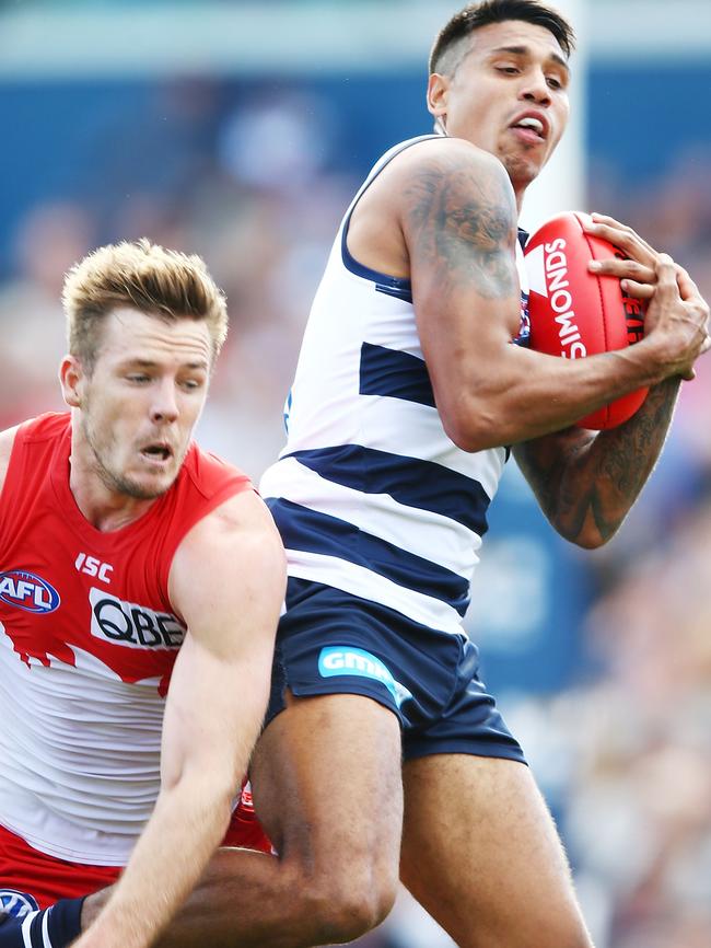 Cats recruit Tim Kelly helped his side get on top. Pic: Getty Images