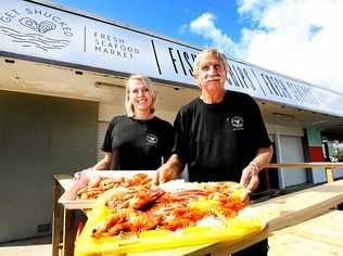 FRESH OUTLOOK: Get Shucked manager Rebecca Dow and owner Noel Baggaley are ready for business. Picture: Scott Powick