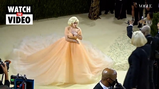 Met Gala 2021: Billie Eilish channels Marilyn Monroe in a pastel gown