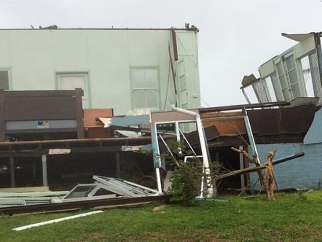 Cyclone Marcia Destroyed houses in Yeppoon. Picture: Jack Tran