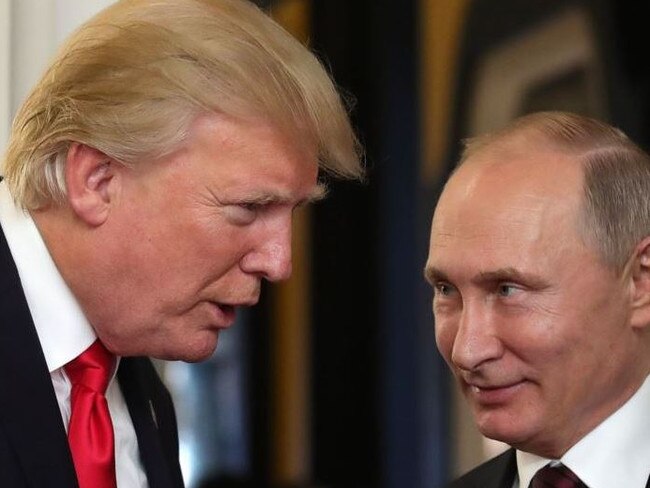 Donald Trump and Vladimir Putin