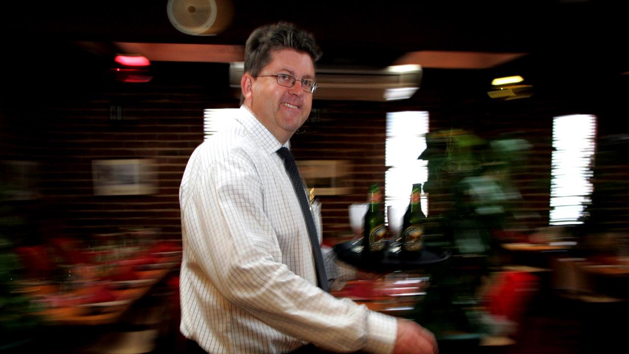 Restaurant Manager Martin Nilsson at Barnaby's in 2005. Picture Renee Nowytarger