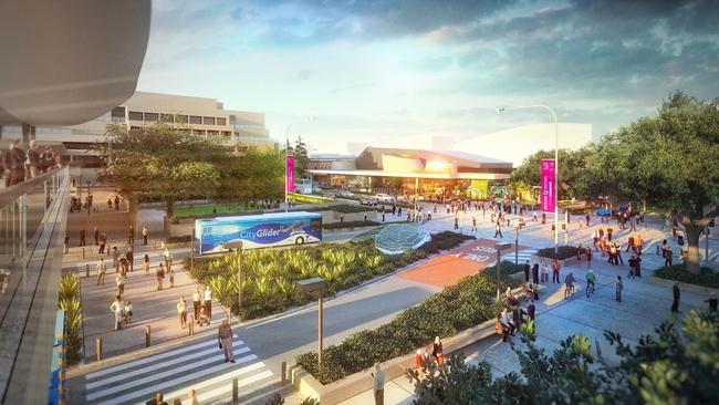 An artist’s impression of a revitalised cultural precinct.