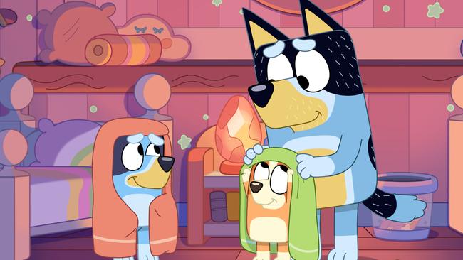 Bluey continues to conquer the US. Picture: ABC/Ludo