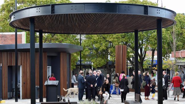 Croydon's Town Square’s toilets have been repeatedly damaged since the public space opened in April. Picture: Steve Tanner.