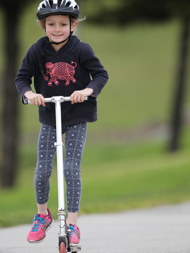Kids can scoot around the neighbourhood on the school holidays.
