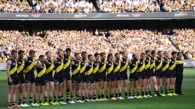 Molloy says he could not be prouder as a Richmond supporter. Picture: AAP