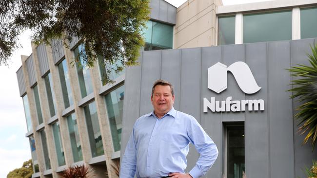 Nufarm CEO Greg Hunt says its “transformation and continued focus have allowed us to navigate the uncertainty and volatility”. Picture Yuri Kouzmin