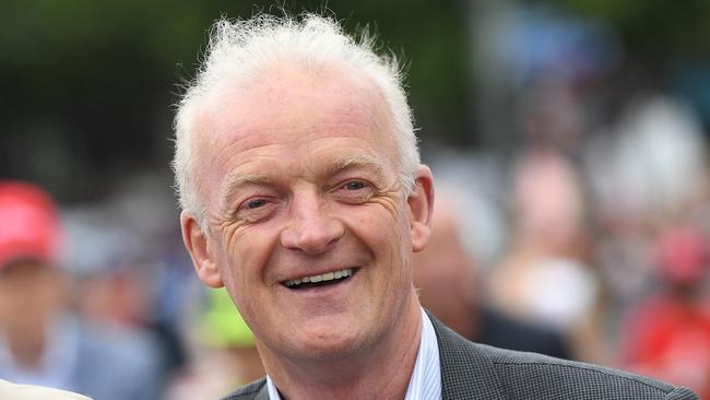 Trainer Willie Mullins is seen as the Melbourne Cup Parade. Picture: AAP