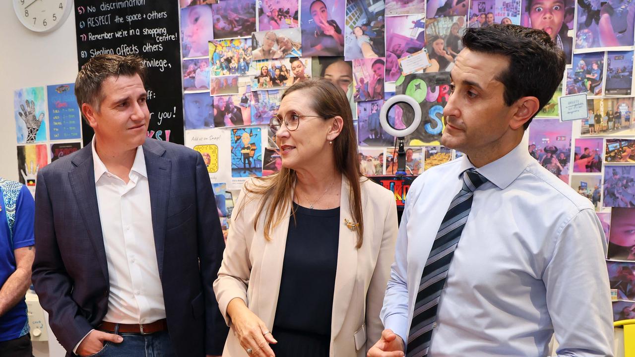 Rockhampton, 15 January 2025. Queensland Premier David Crisafulli during a visit to the Our Space facility in Rockhampton . Picture: Supplied