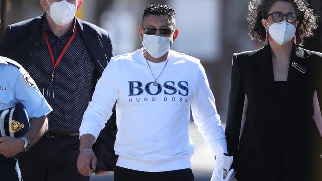 Mohammed Skaf is pictured after being released from jail after 22 years. Picture: John Grainger