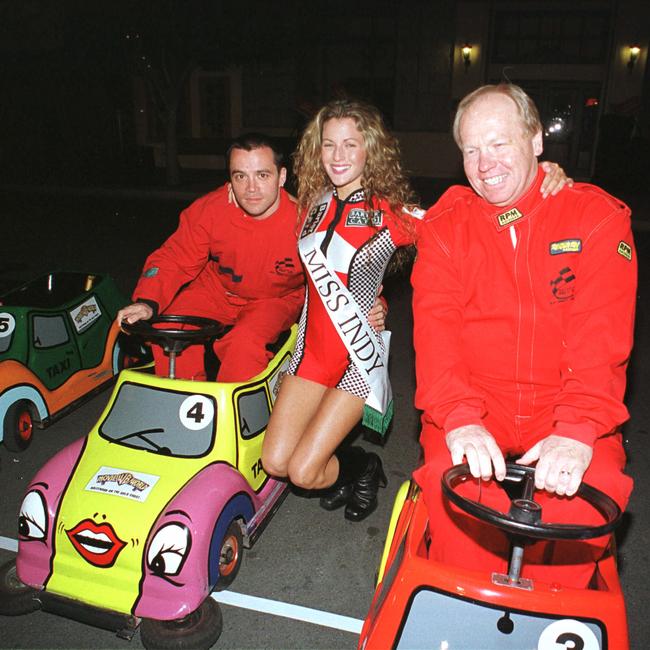 Premier Peter Beattie with Sara Chrismas and Damien Walshe Howling