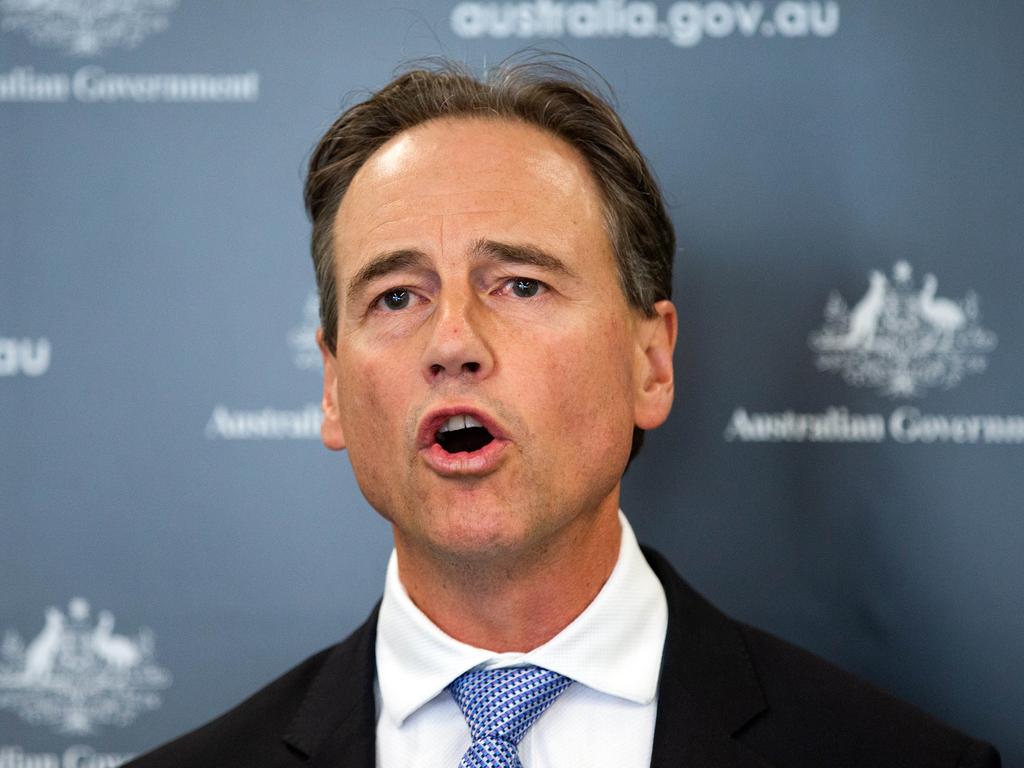 Greg Hunt has defended the federal government’s COVID-19 vaccine payments. Picture: NCA NewsWire / Sarah Matray