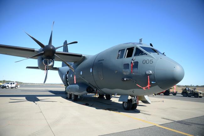 RAAF C-27J Spartan at Rockhampton airport.