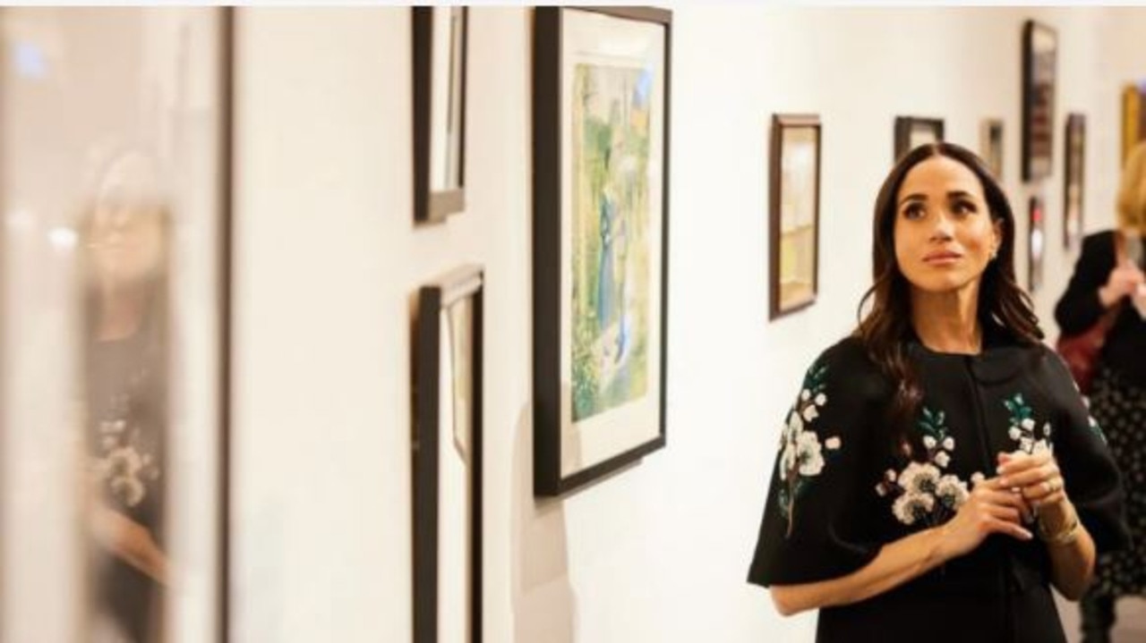 Meghan Markle at an art event in Los Angeles. Picture: Instagram