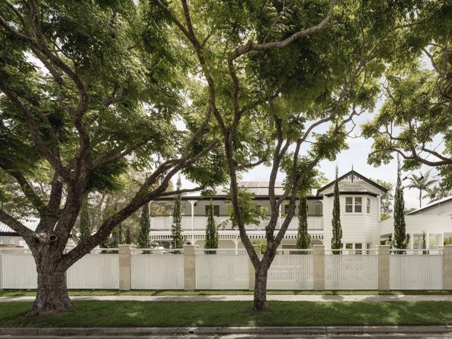 The tree-lining outside 2 Bertha Street, Kalinga captivates buyers before they step through the elegant home.