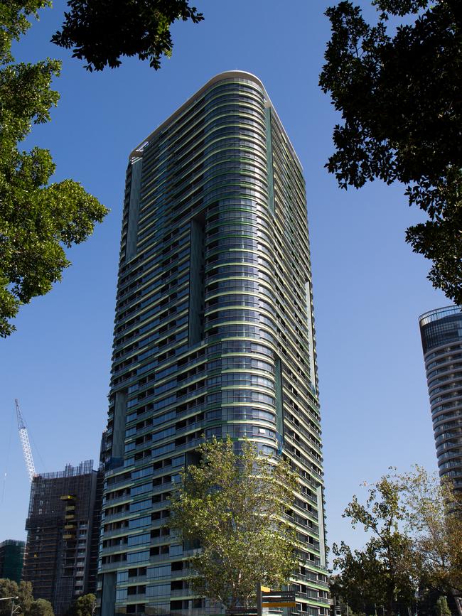 Opal Tower at Sydney Olympic Park. Picture: Paul Braven