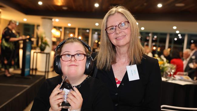 Sarah Ward and Cally Ward at the Gold Coast Australian of the Year Awards 2025 at Sky Point for Gold Coast at Large. Picture, Portia Large.