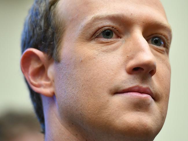 Mark Zuckerberg. Picture: Mandel Ngan/AFP