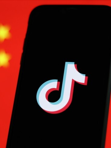 TikTok was official banned on all government devices in Australia on Tuesday, with the nation following the US, UK and other allies in making the move. Picture: Jakub Porzycki/NurPhoto via Getty Images