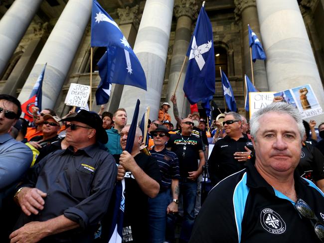 CFMEU secretary Dave Noonan said the union would be sticking to the agreements currently in place. Picture: Kelly Barnes/The Australian