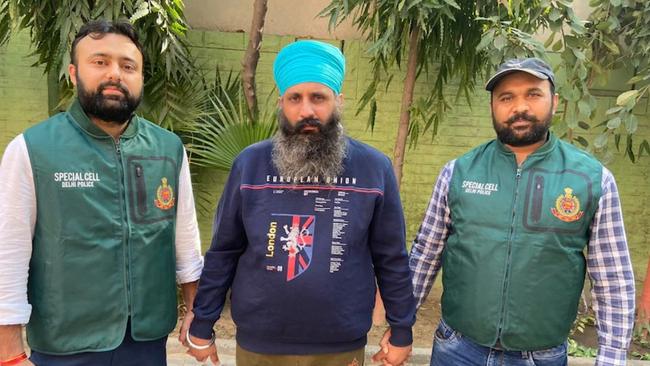 Rajwinder Singh was arrested by Delhi police officers over the death of Toyah Cordingley. Queensland Police but up a reward of $1 million dollars Australian (Supplied: Delhi Police)