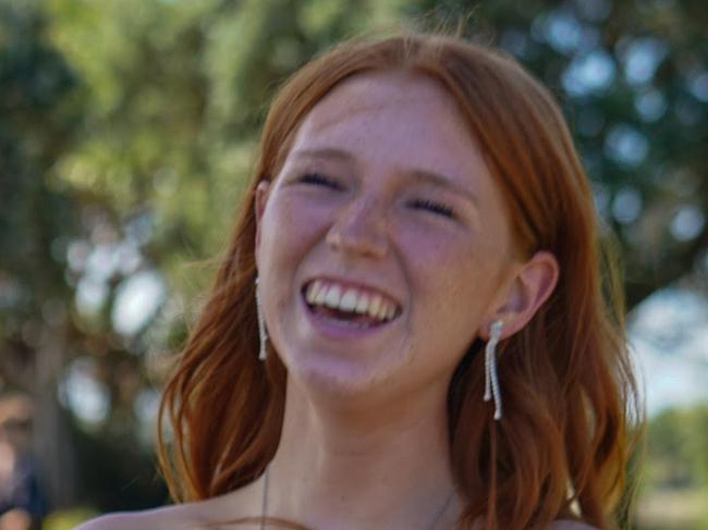 Charlize Zmuda was fatally mauled by a shark in waters off Bribie Island on Monday, February 3, School Formal pictures