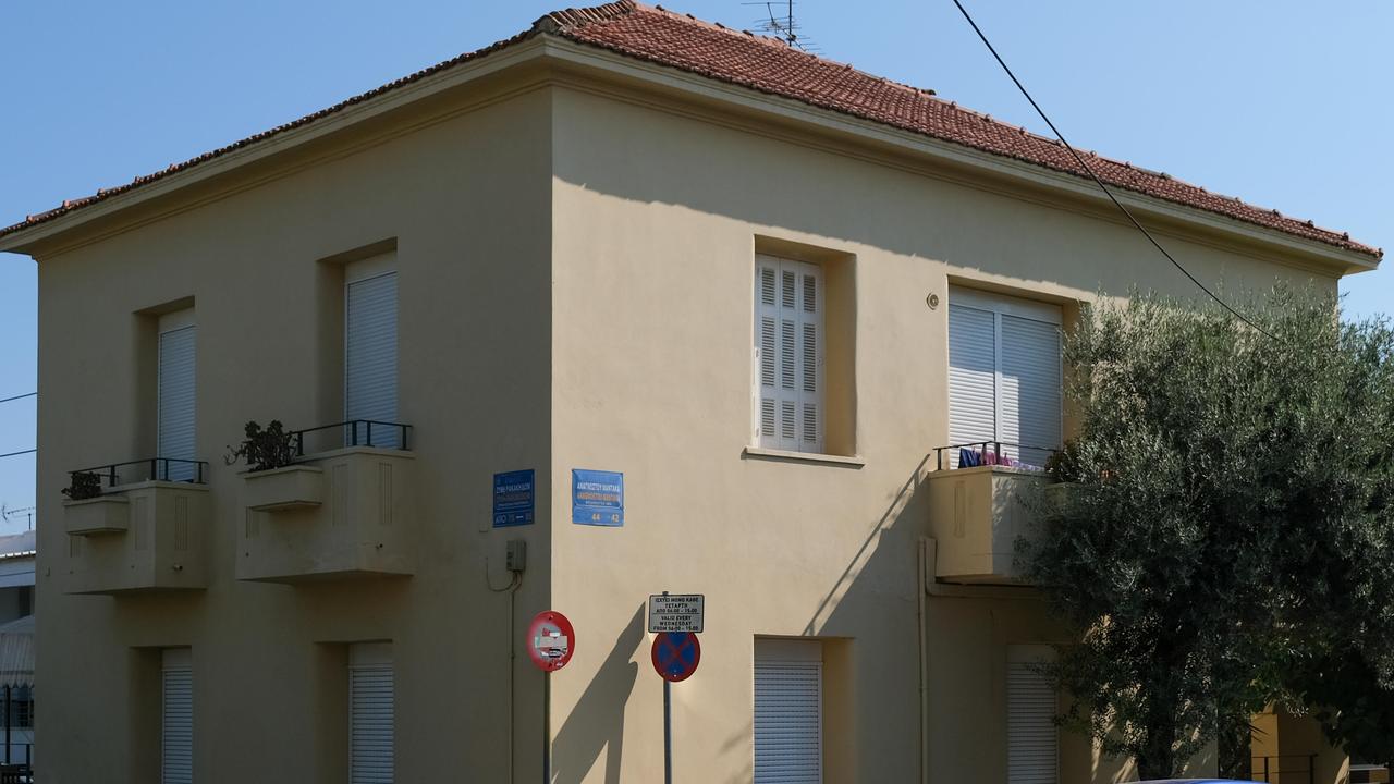 The house in Chania, Crete, where surrogate mothers from Georgia were held in prison-like conditions and prevented from leaving during the day. Picture: Jacquelin Magnay