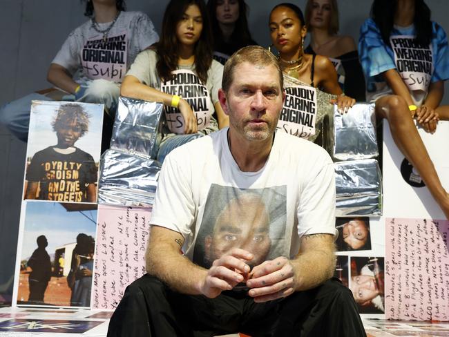 Dan Single ahead of his book launch during Australian Fashion Week 2025 at Carriageworks in Everleigh. Picture: Jonathan Ng