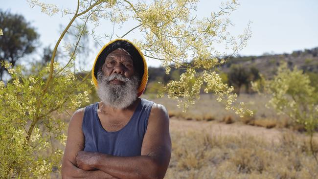 <s1>Traditional Owner Alan 'Oopy' Campbell says he hasn’t hasn’t signed off on the </s1>                        <s1/>Red Centre Adventure Ride. Picture: Keri Megelus