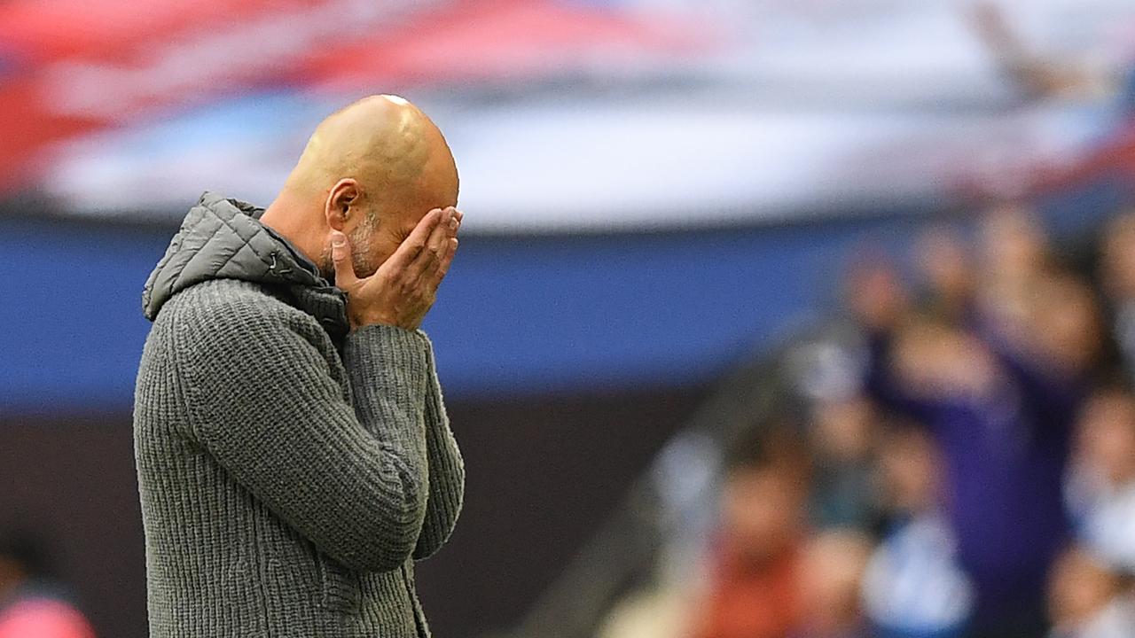 Pep Guardiola reflects how every City fan was feeling.