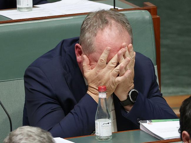 CANBERRA, AUSTRALIA NewsWire Photos MAY 12, 2021: Barnaby Joyce during Question Time in the House of Representatives in Parliament House Canberra.Picture: NCA NewsWire / Gary Ramage