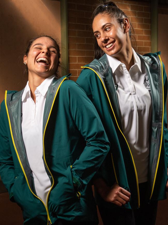 Beach volleyballers Mariafe Artacho del Solar and Taliqua Clancy are well on their way to qualifying for the Tokyo 2020 Olympics and will go into the Games with the aim of taking home a medal. Picture: BRAD FLEET