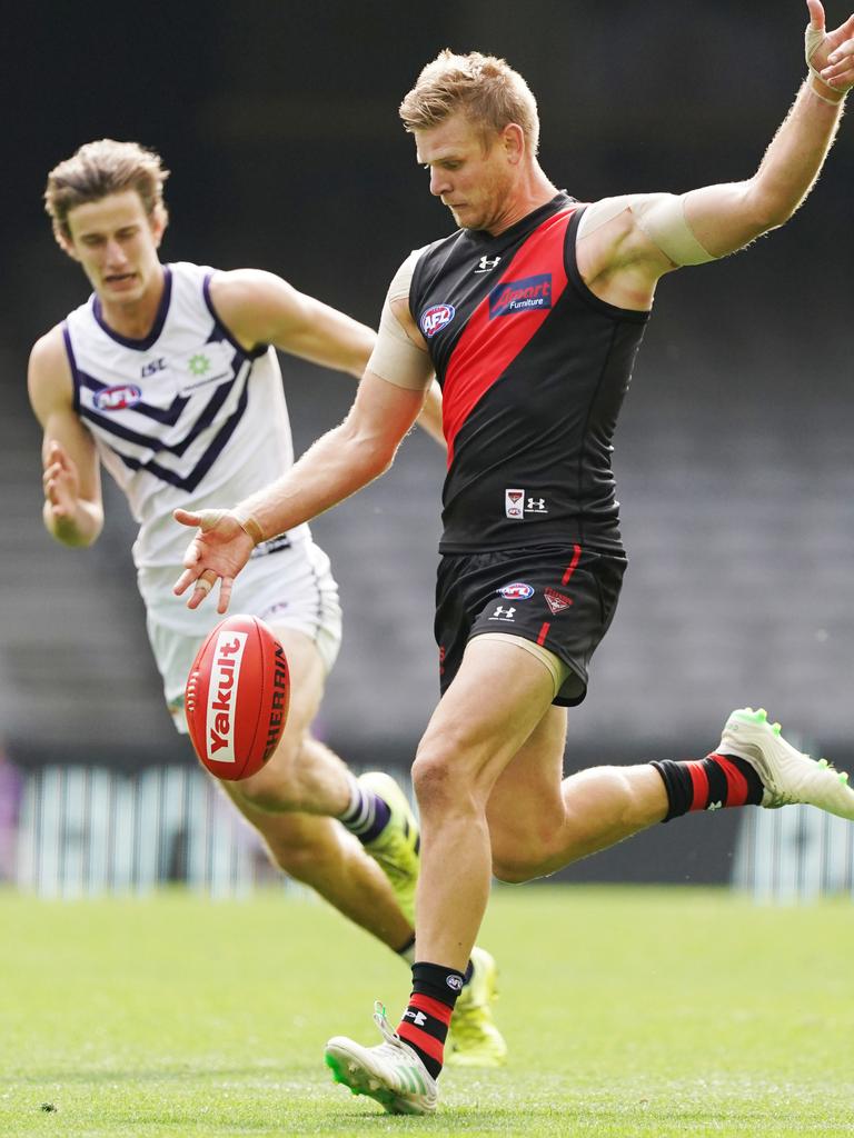 Hurley has been Essendon’s general in defence for many seasons.