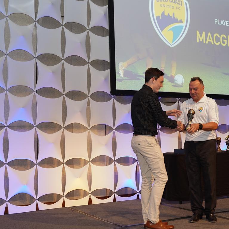 Gold Coast United awards night at Royal Pines on the Gold Coast. Picture: ALISTER RANDELL PHOTOGRAPHY