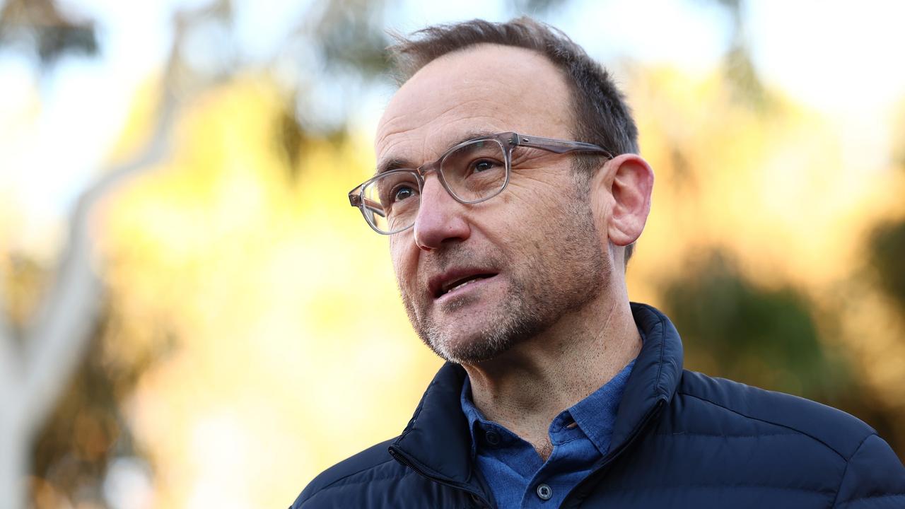 Greens leader Adam Bandt is trailing in his own seat. Picture: Morgan Hancock/Getty Images