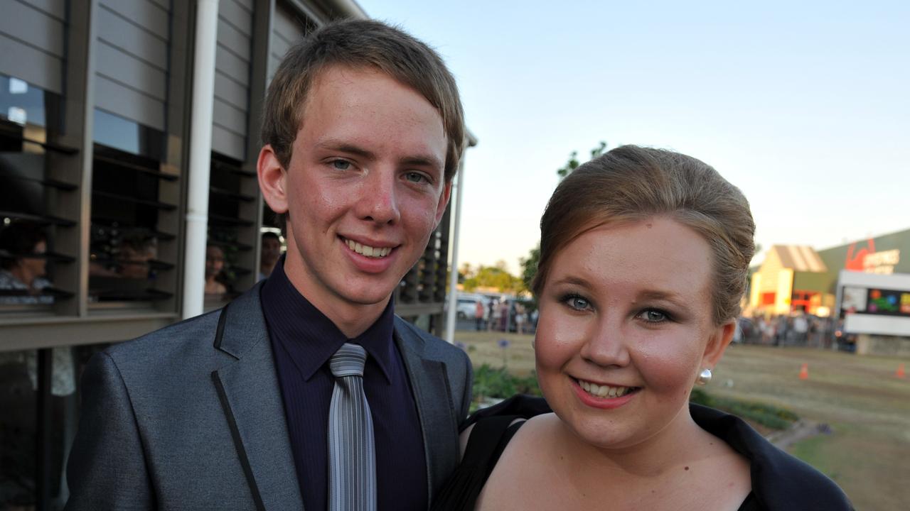 Richard Lawton and Grace Snell at the Bundaberg High School Prom. Photo: Scottie Simmonds/NewsMail