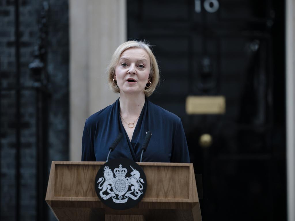 Liz Truss has resigned as Britain’s prime minister. Picture: Getty Images