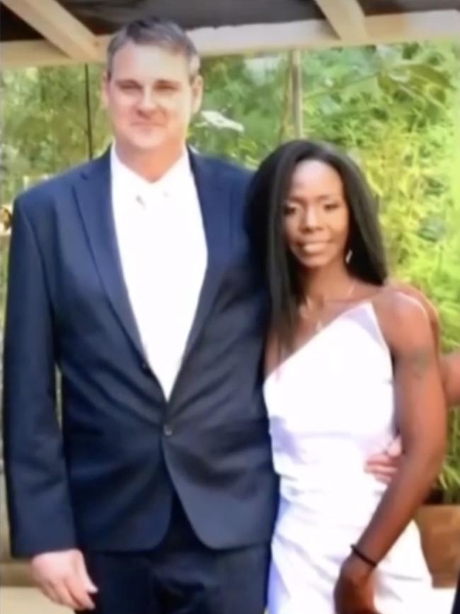 The couple was married in Nairobi in December 2023. Picture: 7NEWS