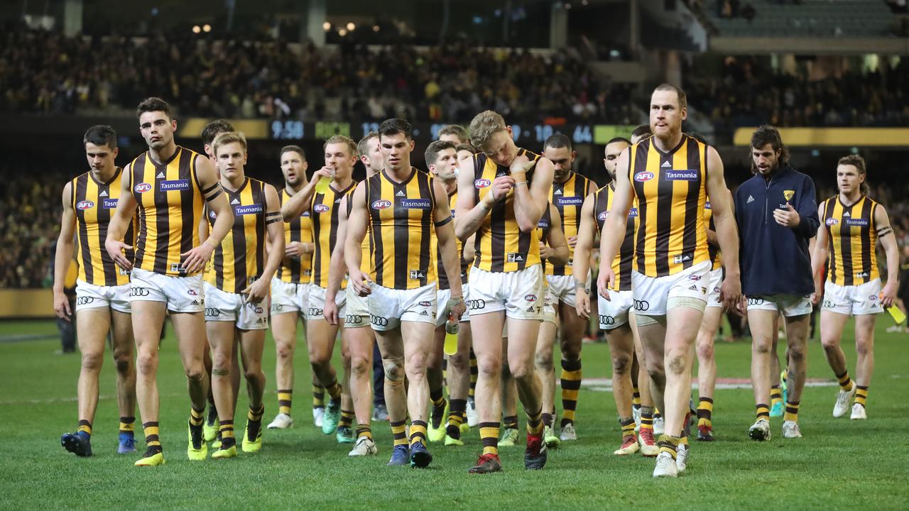 Terry Wallace isn’t convinced about Hawthorn heading into 2019. Picture: Alex Coppel