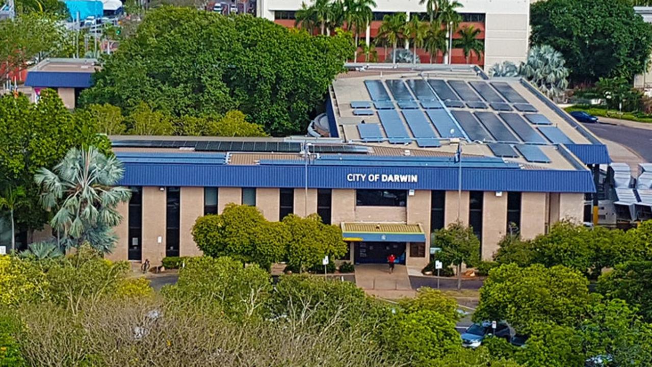 Current Darwin Civic Centre. Picture: Country Solar NT