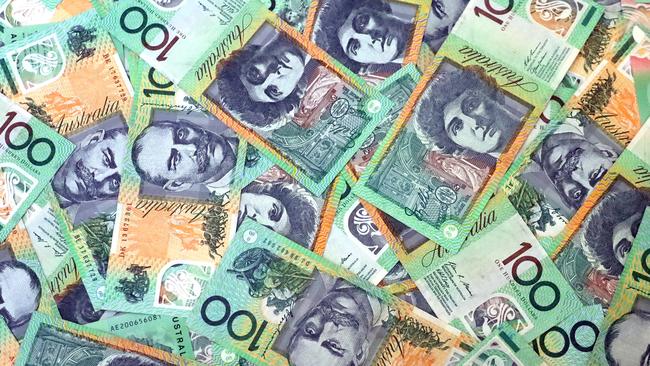 FEDERAL BUDGET 2024: AUSTRALIA - NewsWire Photos - General view editorial generic stock photo of Australian cash money currency. Picture: NCA NewsWire / Nicholas Eagar