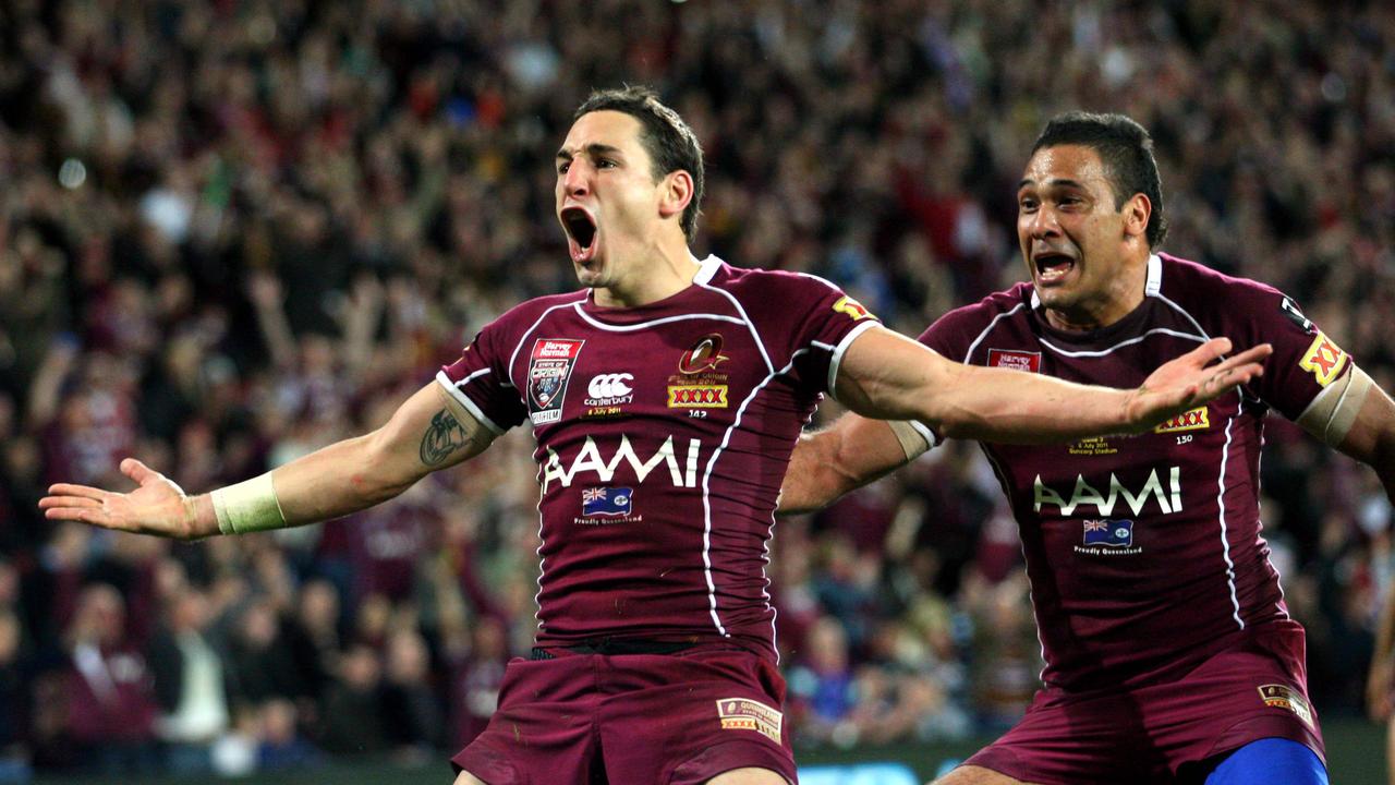 Billy Slater was a brave player for Queensland.