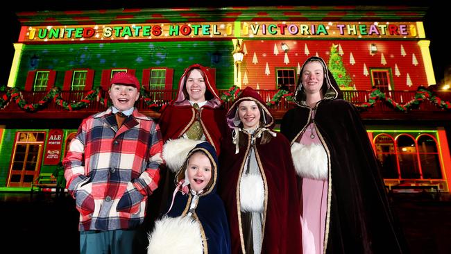 Sovereign Hill is lighting up for its Winter Wonderlights festival once again. Picture: Andy Rogers