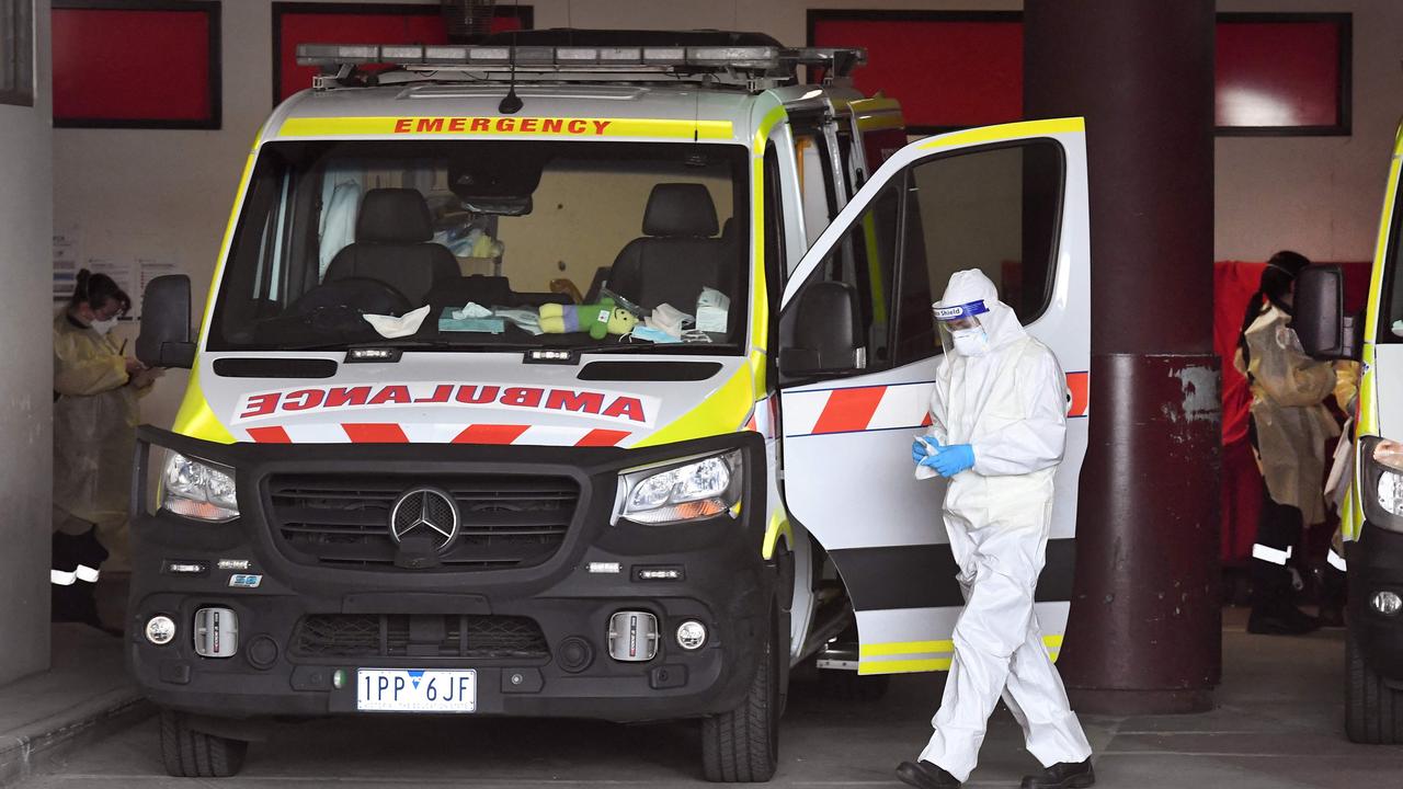 Victoria had 382 more Covid deaths than expected. Picture: AFP