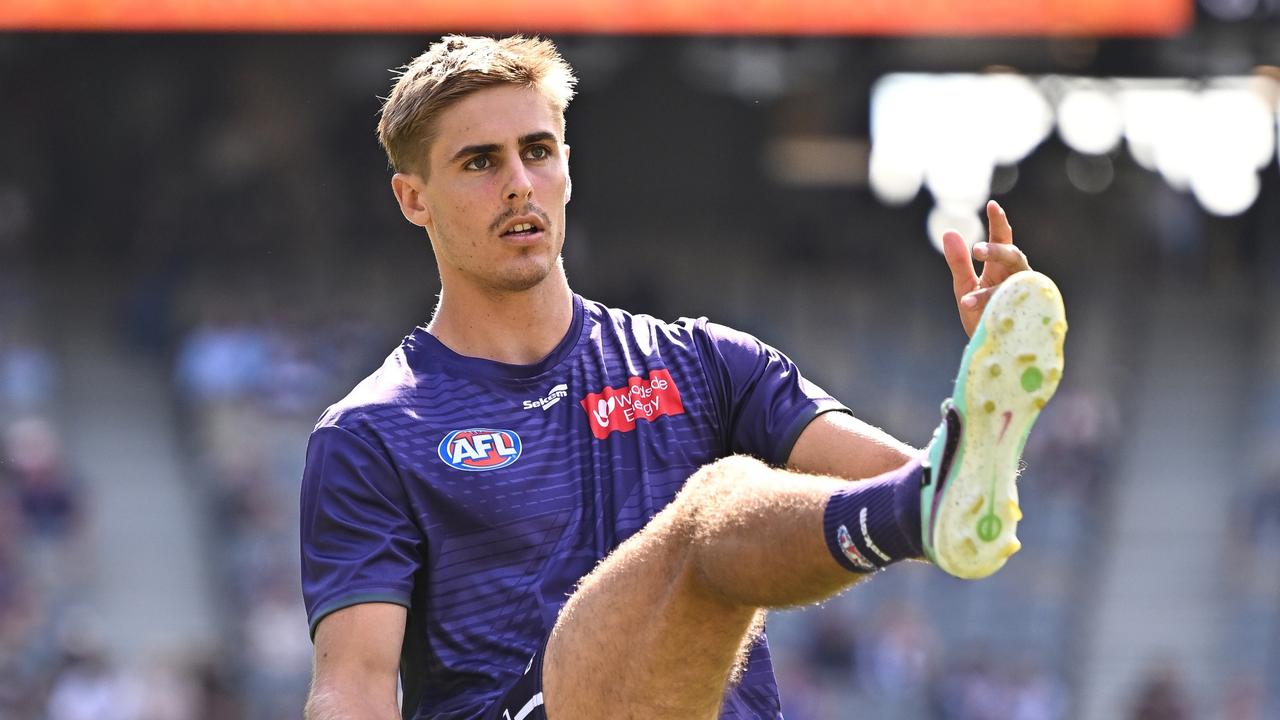 Jeremy Sharp can be sold this week for a $200,000 profit on his starting price. Picture: Daniel Carson/AFL Photos via Getty Images