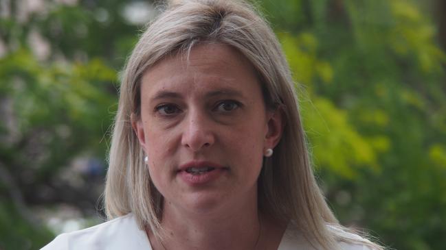 ANMF Tasmanian Branch Secretary Emily Shepherd speaks to the media at a press conference at the Royal Hobart Hospital in Hobart on Thursday January 17, 2019.